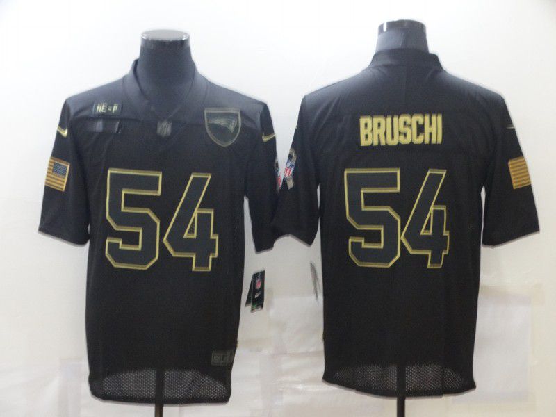 Men New England Patriots #54 Bruschi Black Nike Limited Vapor Untouchable NFL Jerseys->buffalo bills->NFL Jersey